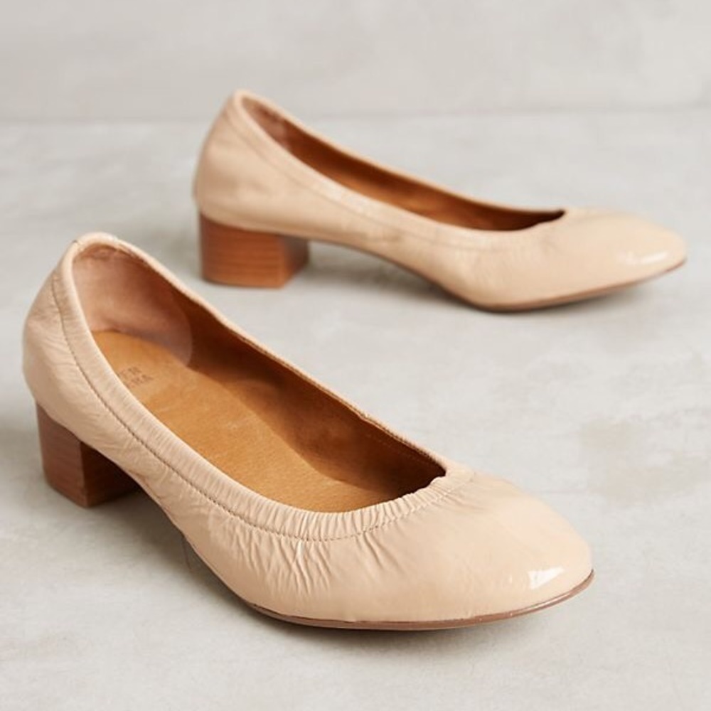 Anthropologie Jasper & Jerra Gilen Nude Block Hee